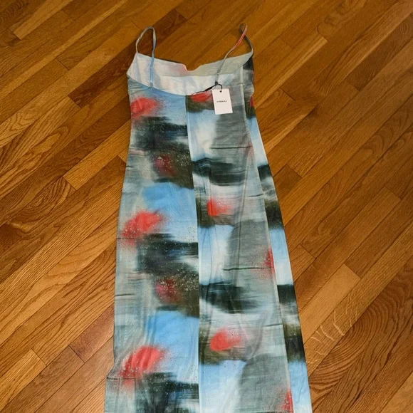 Miaou Multicolor Abstract Midi Dress - Picture 5 of 7
